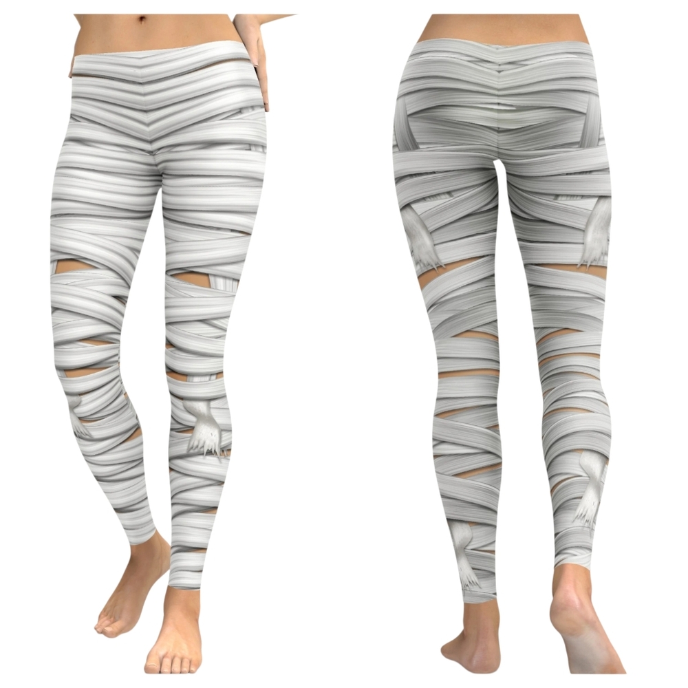 Gearbunch Athletic Mummy Print Legs Leggings